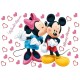 8877 vafa Minnie love kiss Mickey 30x20cm